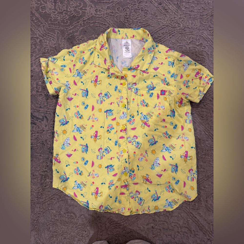 Disney Parks Toy Story Hawaiian Button Up
